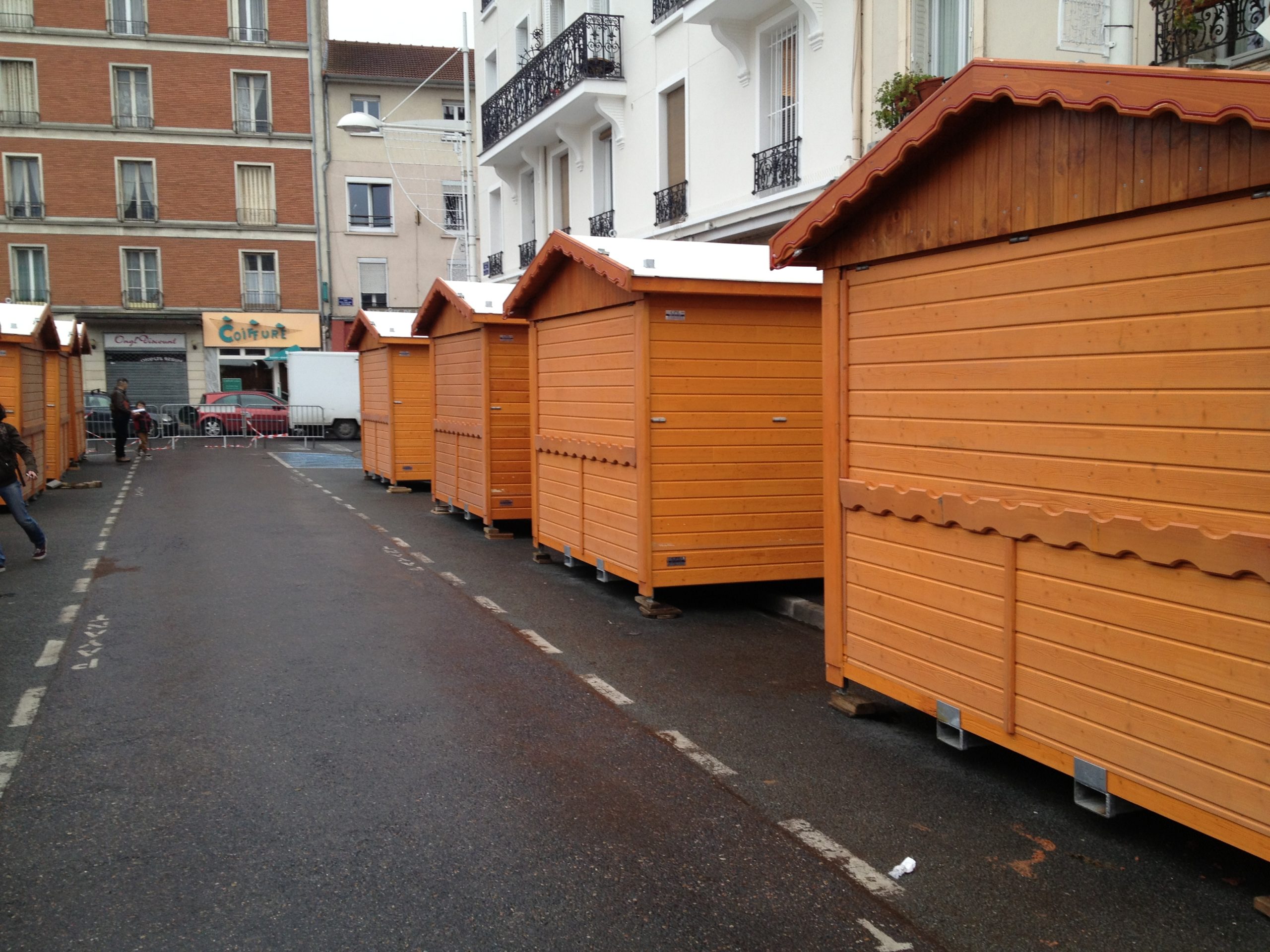 Chalets marché de Noël